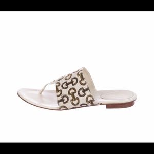 Canavas thong sandals